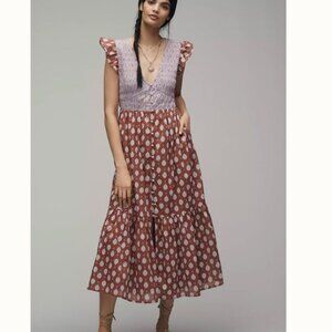 Anthropologie Peregrine Midi Dress - Size M